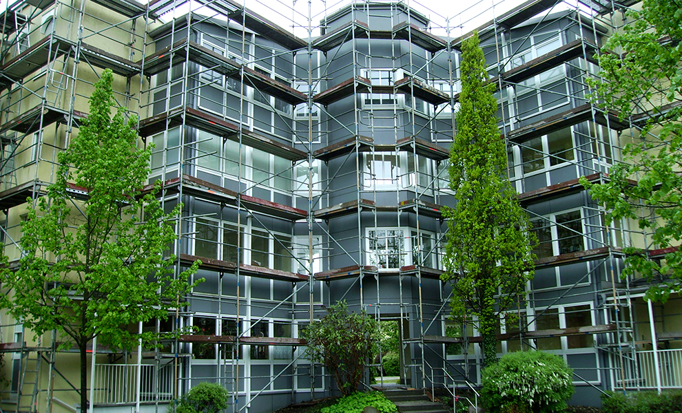 Fassadengerüst mieten bei Gerüstbau Detterbeck in München
