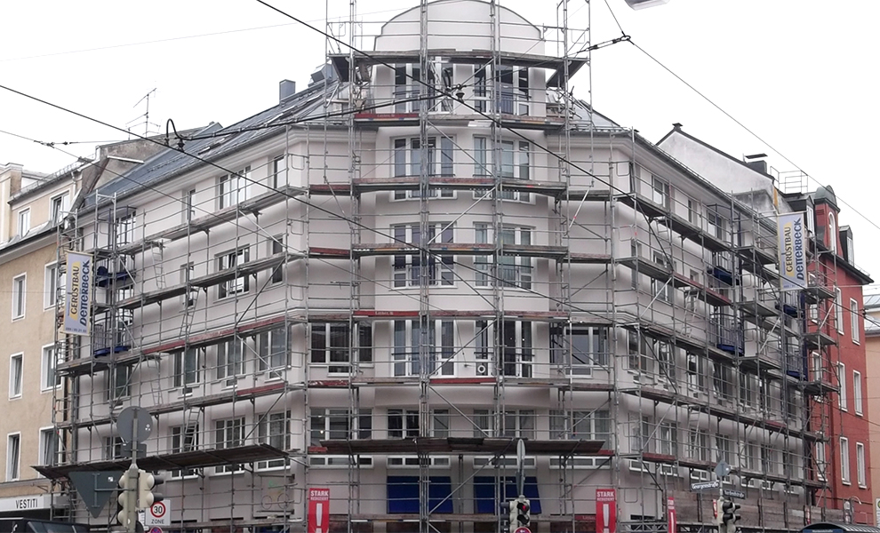 Fassadengerüst mieten bei Gerüstbau Detterbeck in München